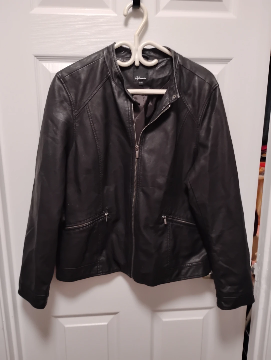 Reitmans Faux Leather Moto Jacket