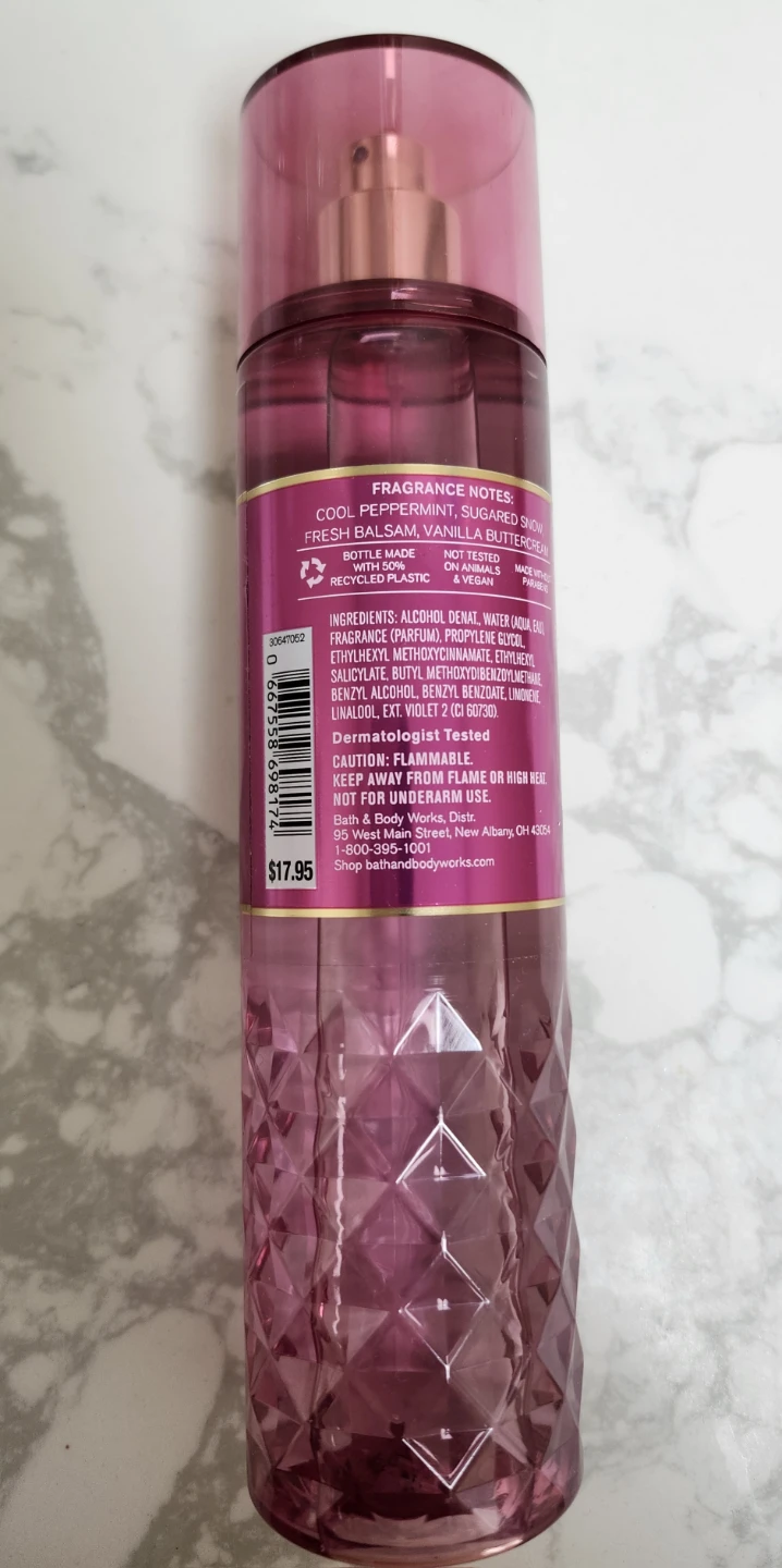 Bath & Body Works Twisted Pepper Mint Fine Fragrance Mist 8oz - photo 2
