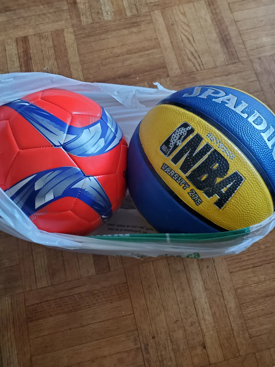 Adidas Soccer Ball and Spalding NBA Basketball - photo 2
