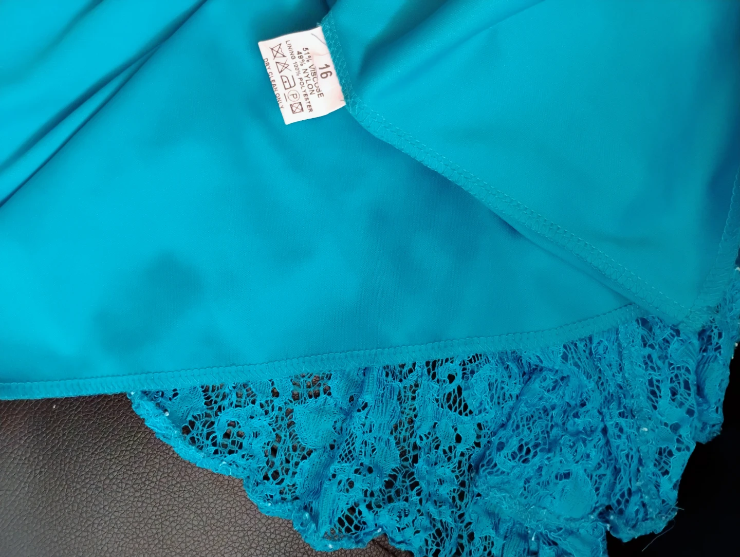 Michaela Louisa London Teal Blue Lace Dress - photo 5