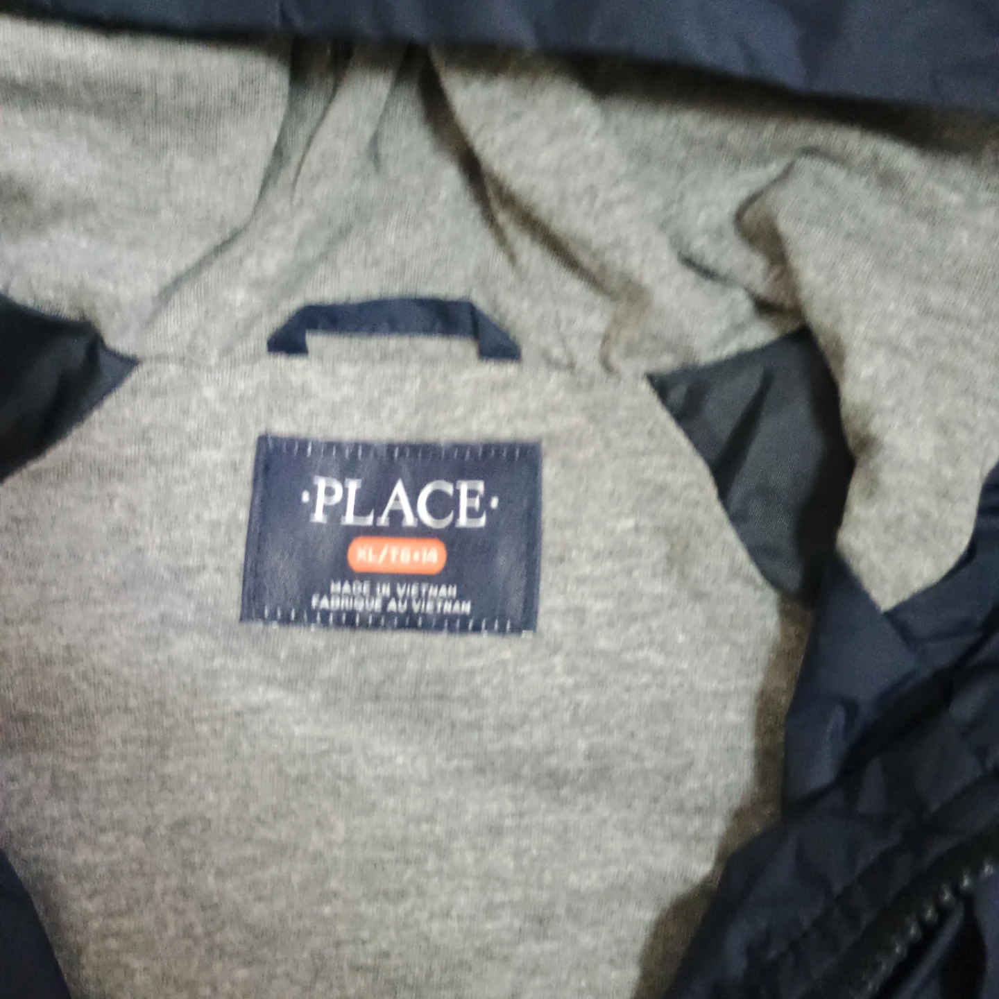 The Children's Place Navy Hooded Jacket XL - photo 4