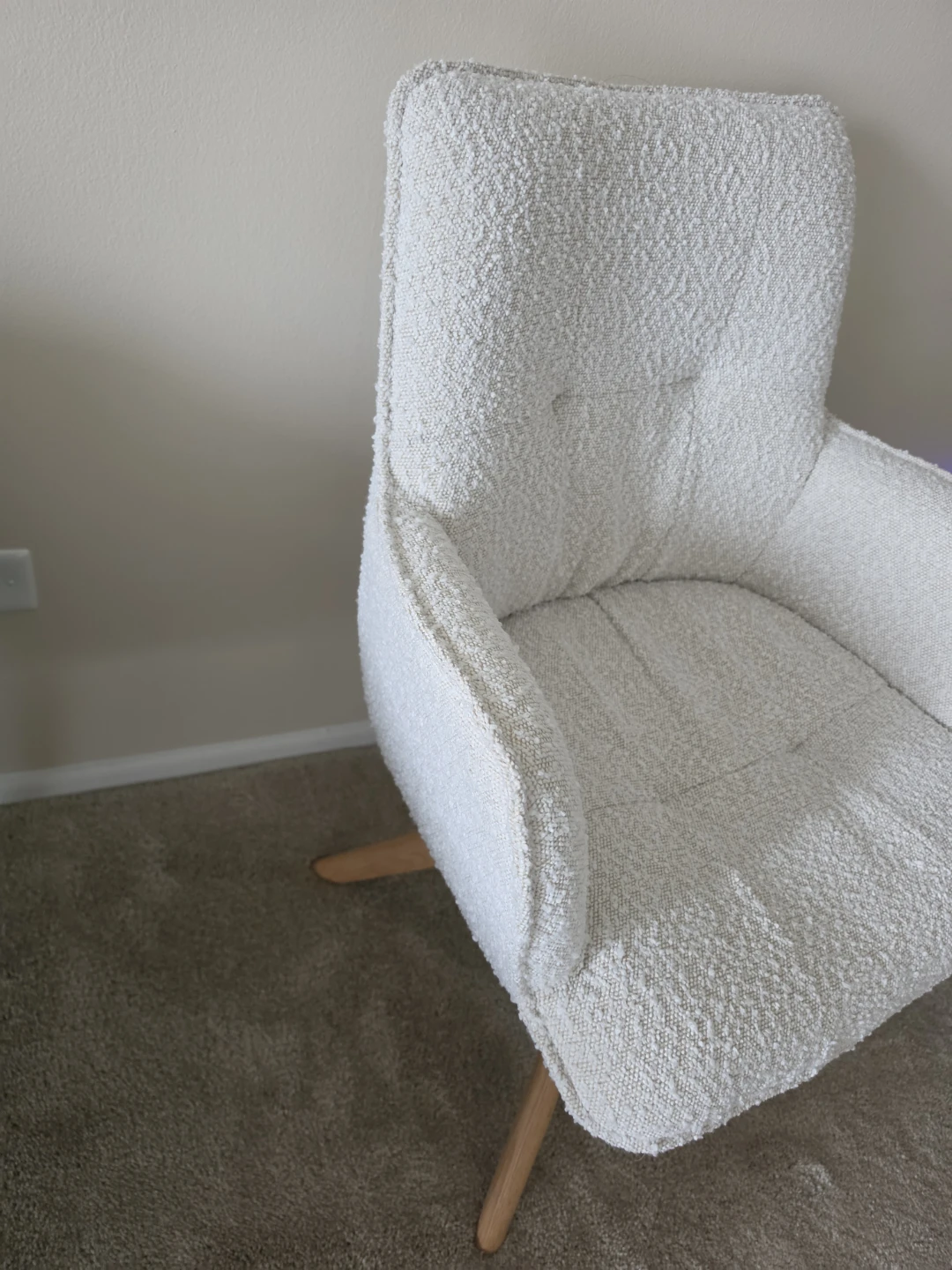 Jadel Fabric Upholstered Swivel Office Chair - photo 3