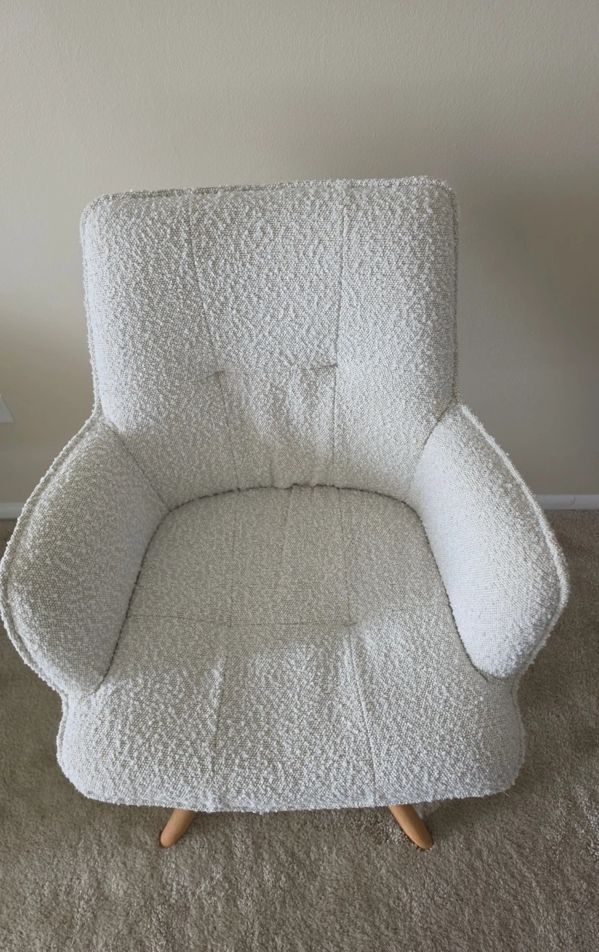 Jadel Fabric Upholstered Swivel Office Chair - photo 5