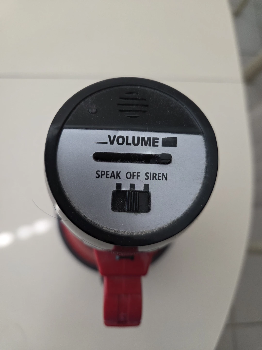 Red Megaphone with Foldable Handle - photo 3