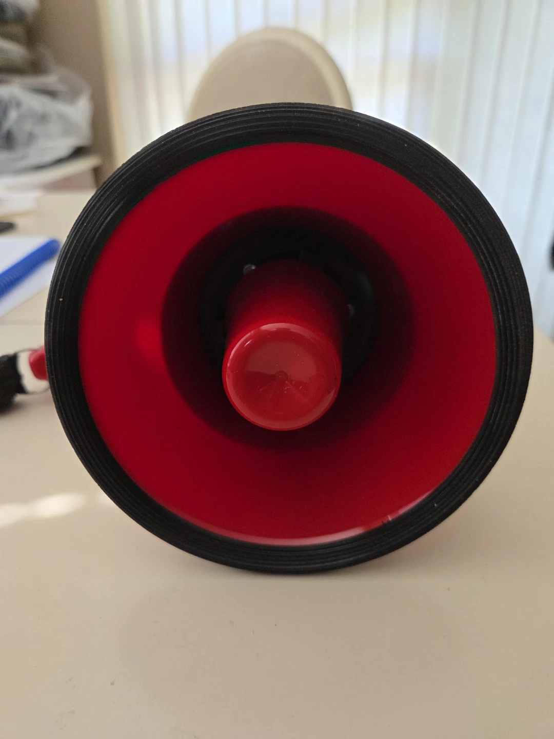 Red Megaphone with Foldable Handle - photo 4