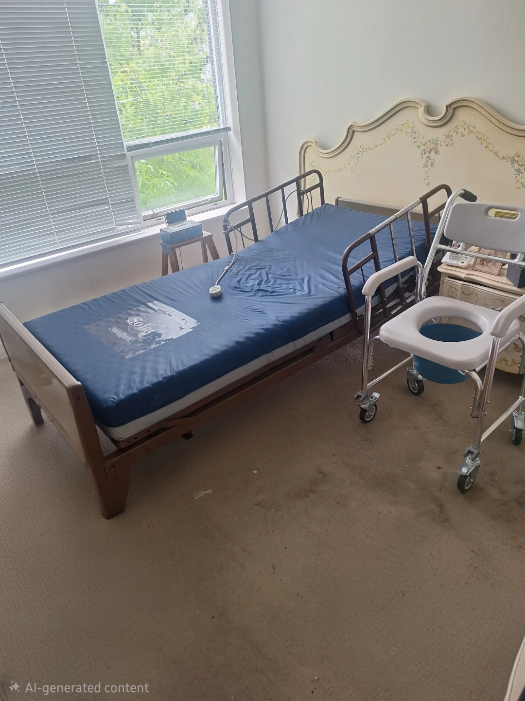 Adjustable Hospital Bed with Mattress