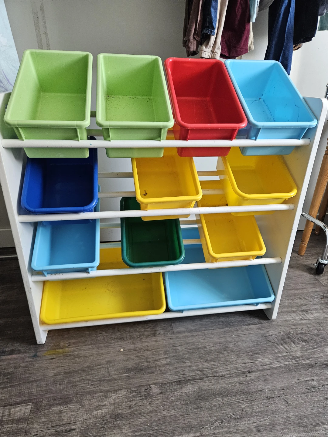 Toy Organizer Storage Shelf with Bins - photo 4