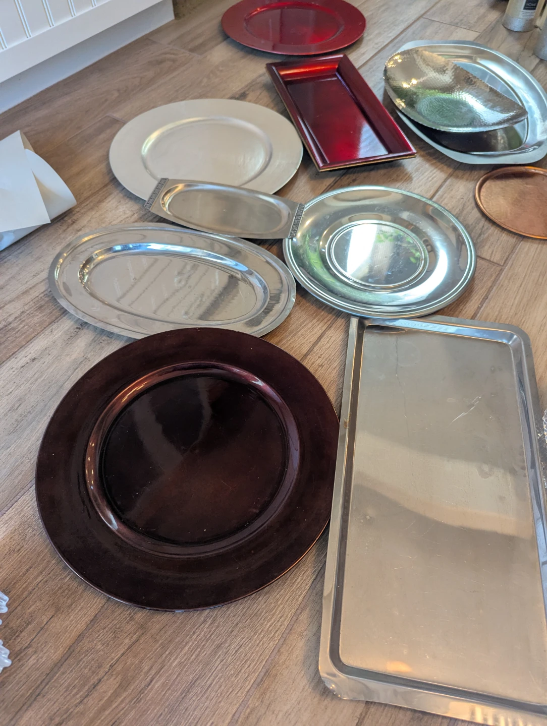 Assorted Serving Platters and Trays 11