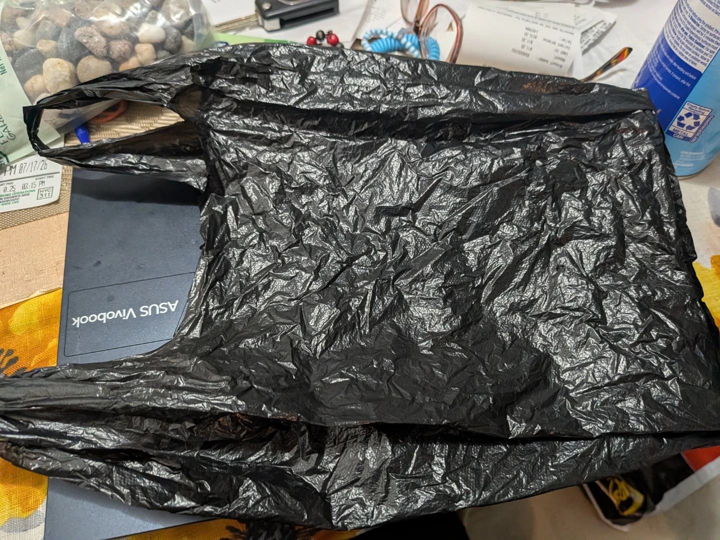 Black Reusable Shopping Bag - photo 2