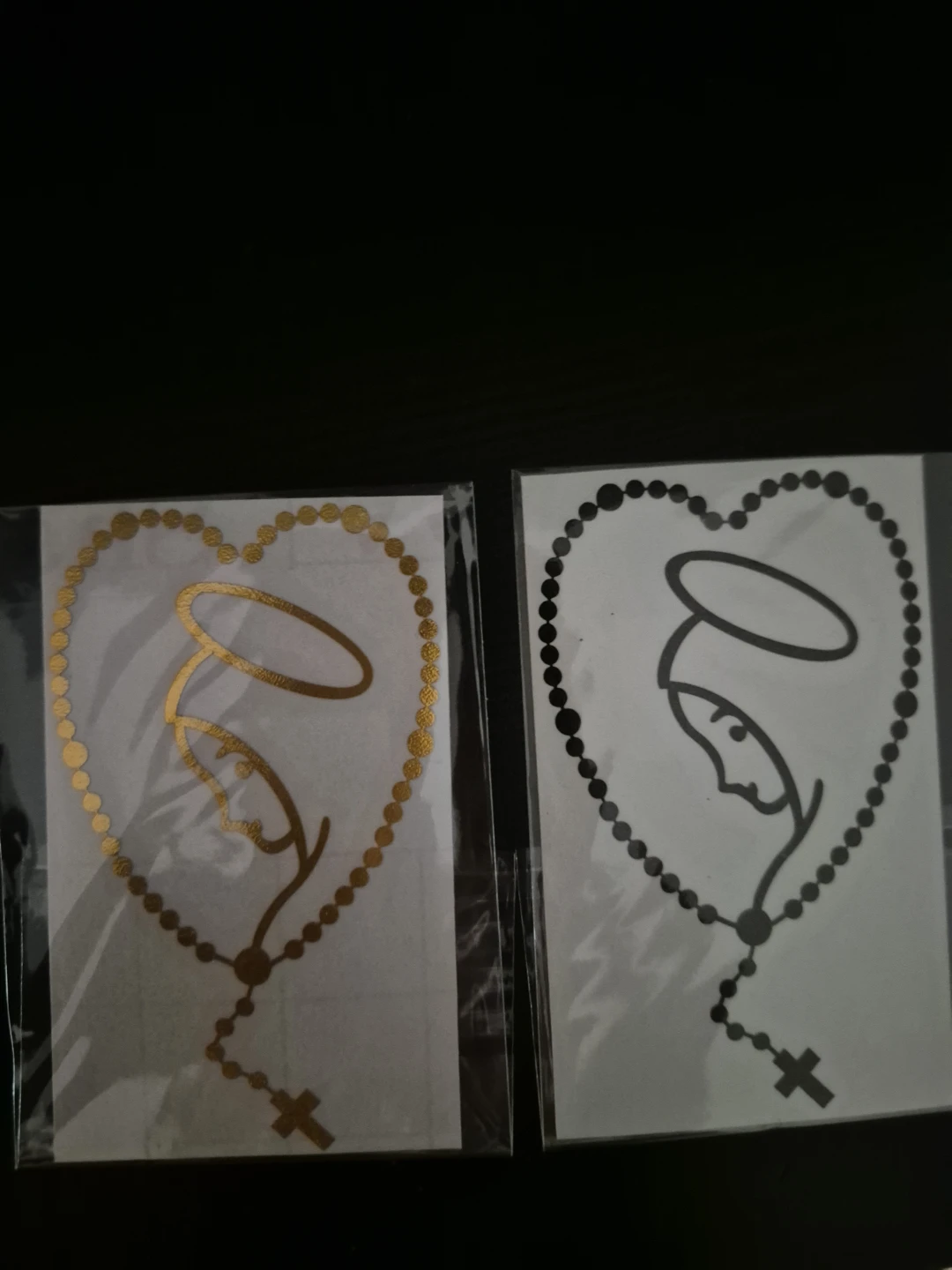 Virgin Mary Rosary Decals - photo 2