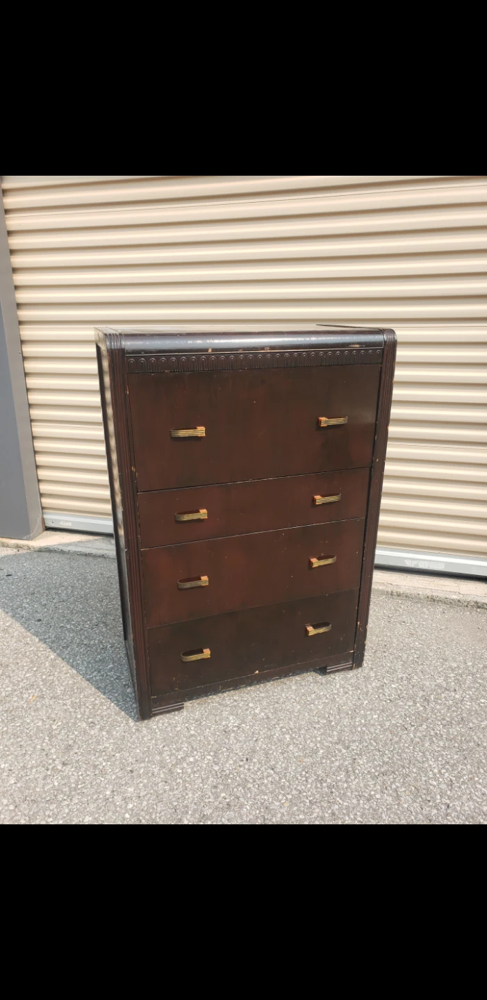 Antique Secretary Desk with Drawers
