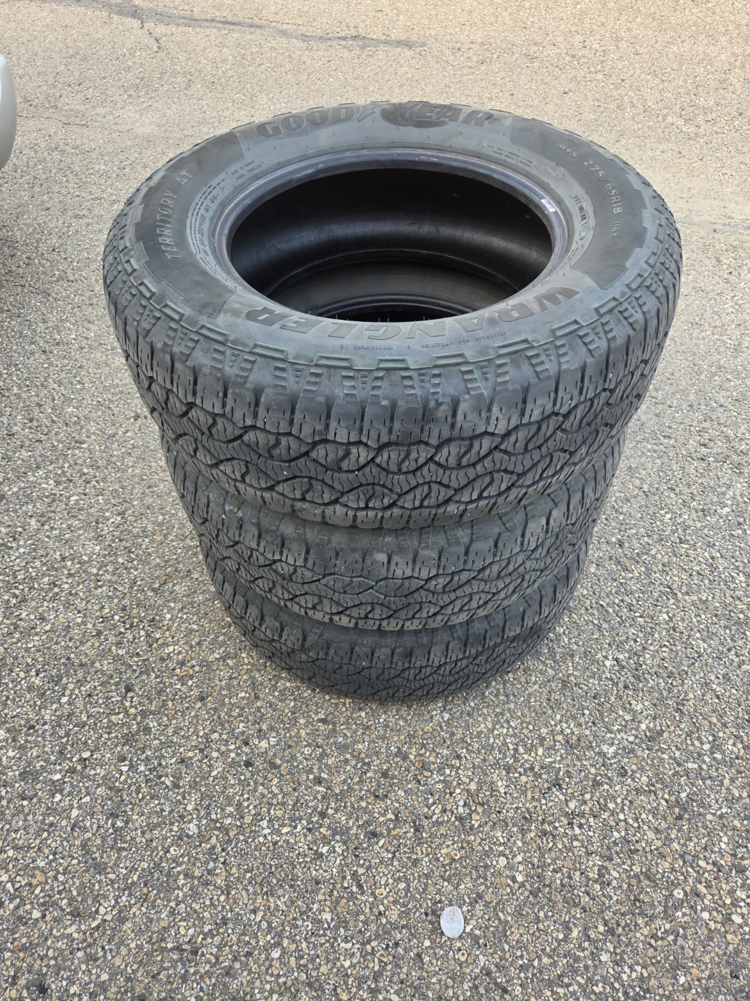 275/65R18 Goodyear Wrangler Territory AT Tires (Set of 3)