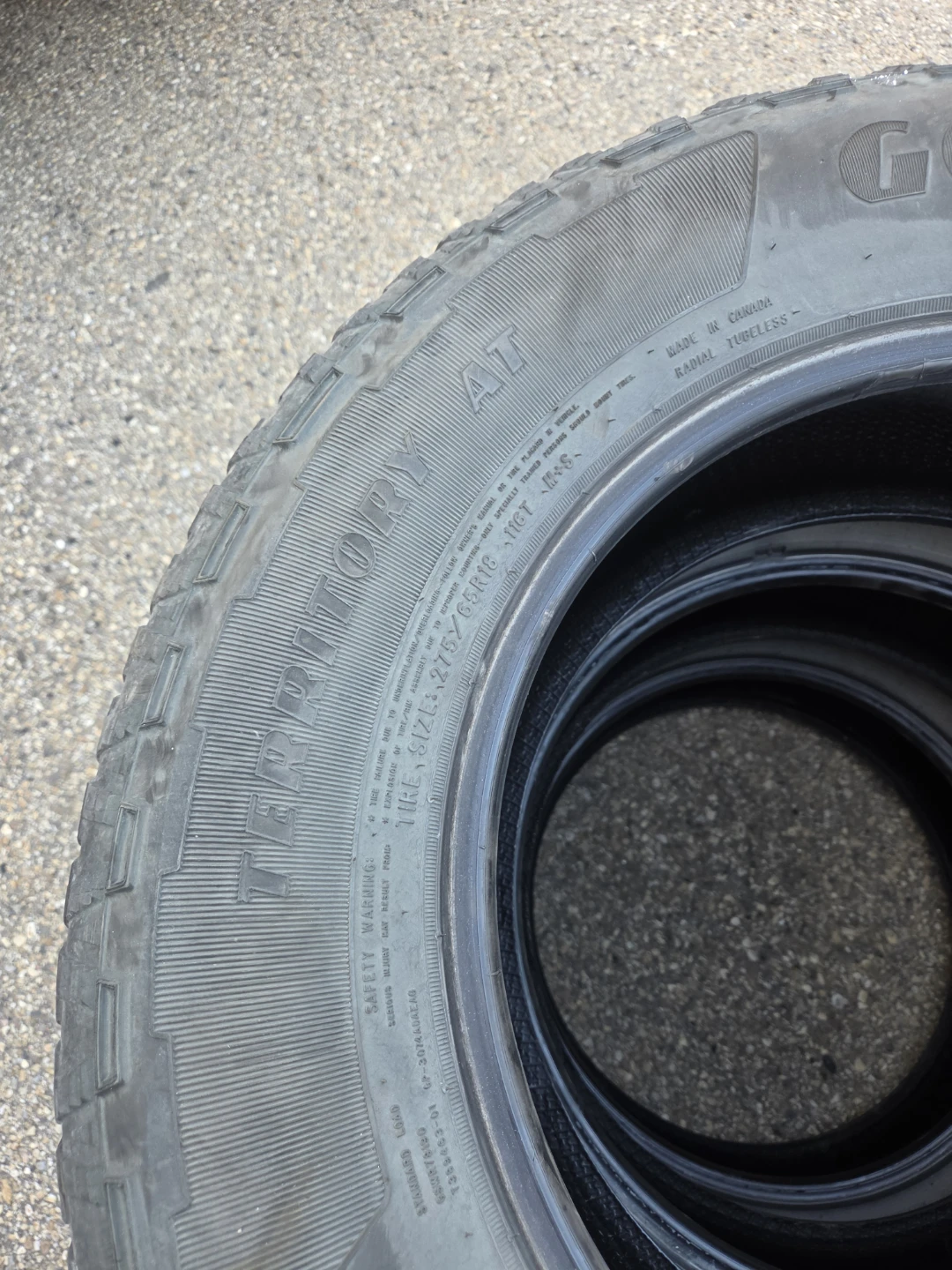 275/65R18 Goodyear Wrangler Territory AT Tires (Set of 3) - photo 5