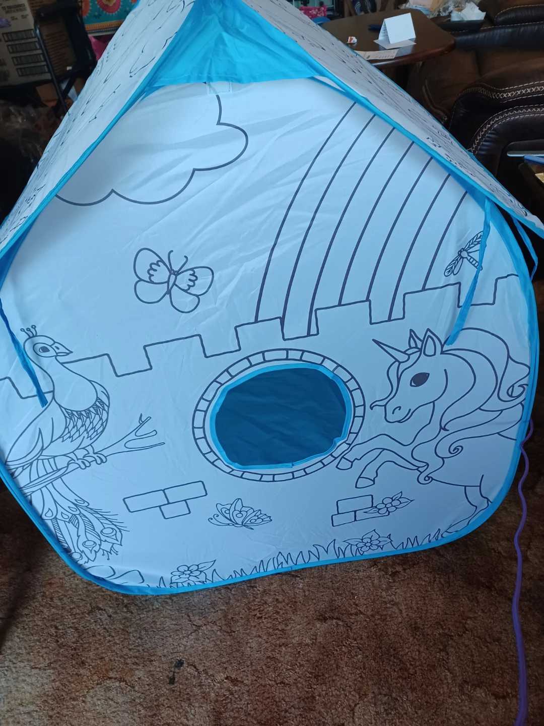 FAO Schwarz My Royal Castle Color Your Own Play Tent - photo 3