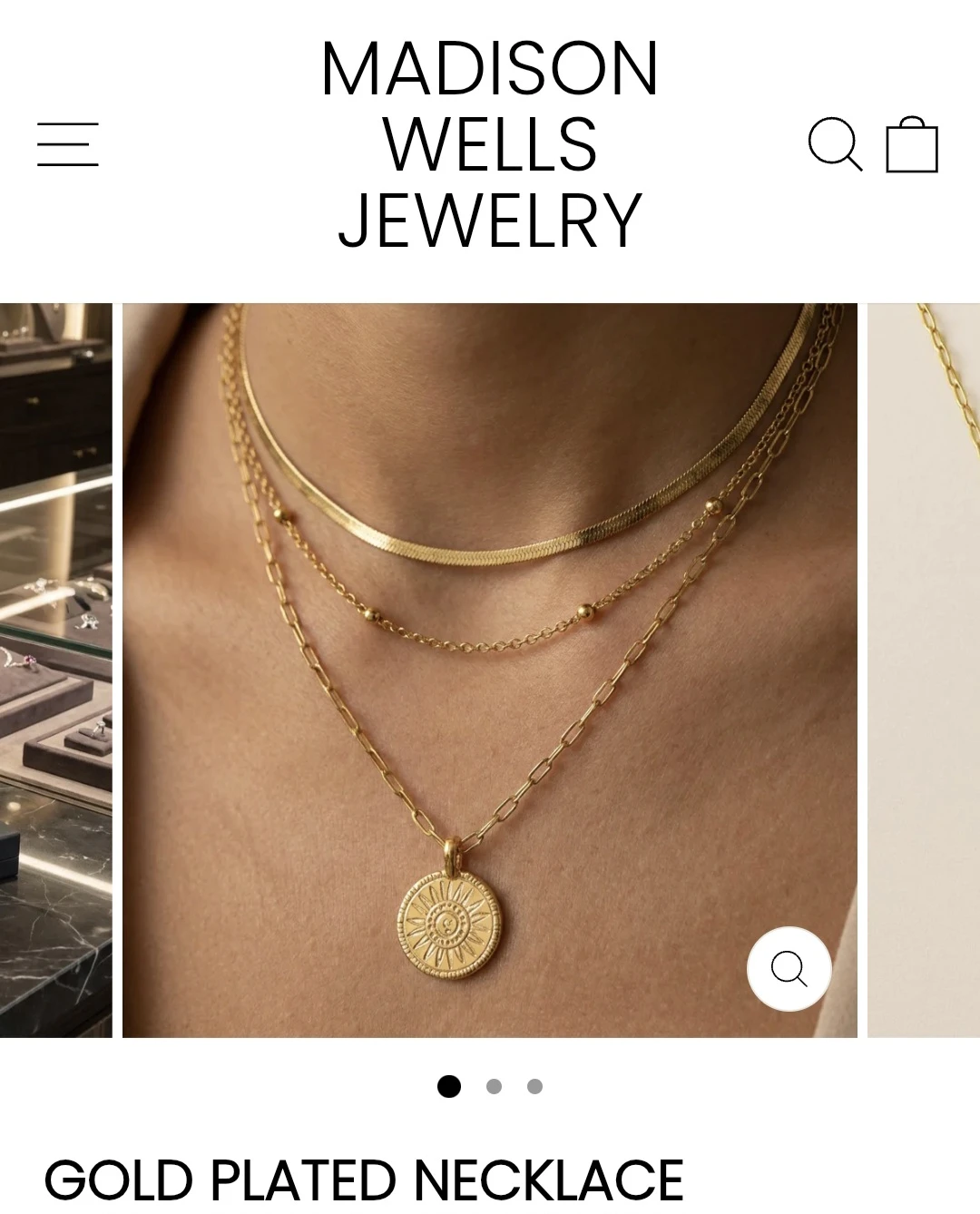 Madison Wells Jewelry Gold Plated Necklace - photo 2