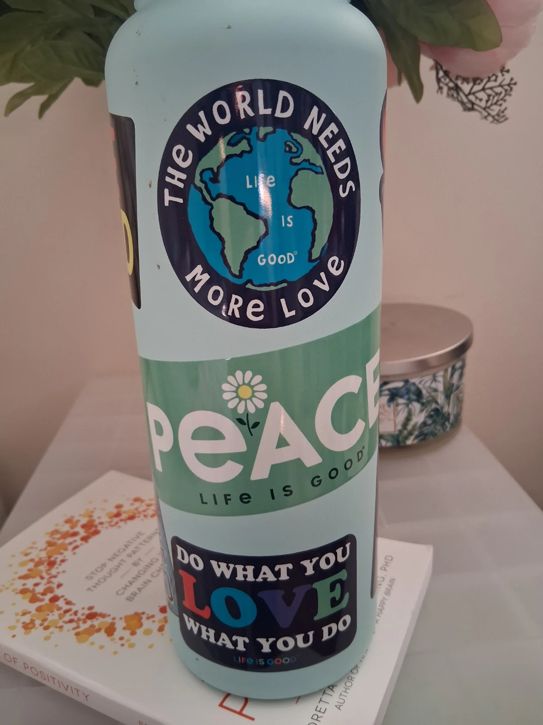 Life Is Good Mint Water Bottle - photo 2