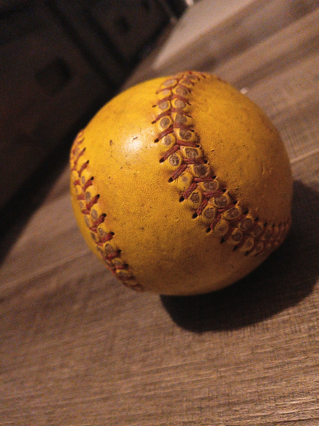 Yellow Softball