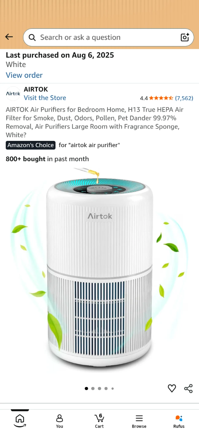 Airtok Air Purifier (No Filter) - photo 2