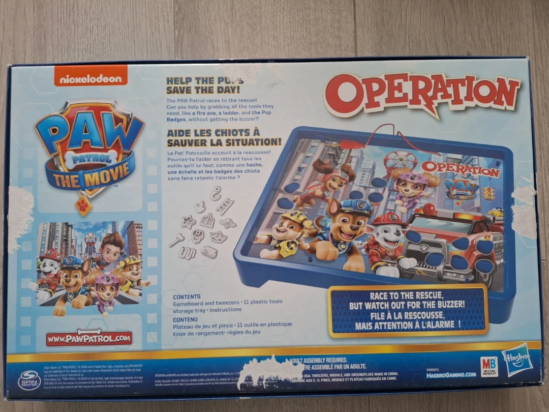 Nickelodeon Paw Patrol The Movie Operation Board Game - photo 2