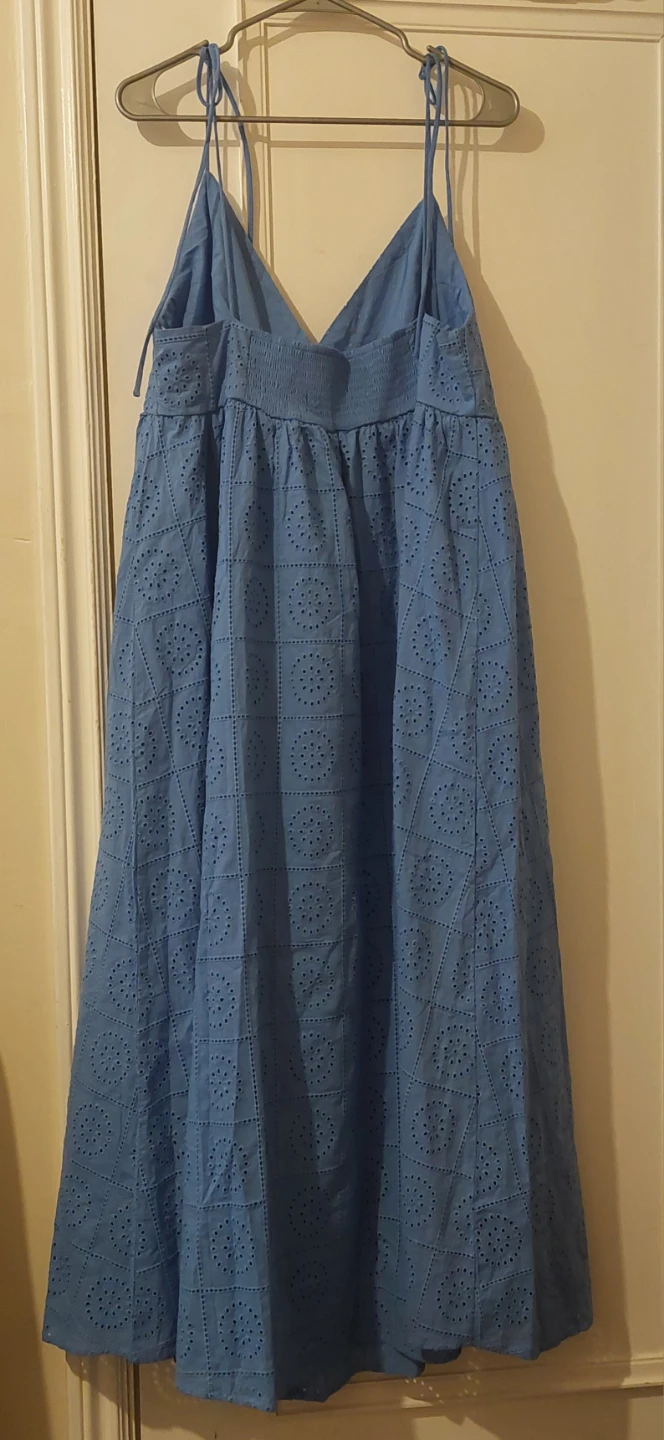 Blue Eyelet Sundress