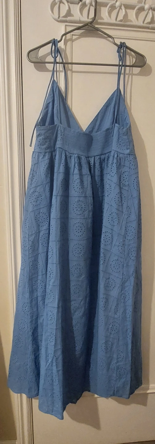 Blue Eyelet Sundress - photo 2