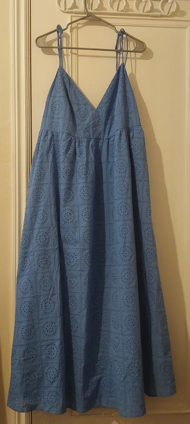 Blue Eyelet Sundress - photo 5