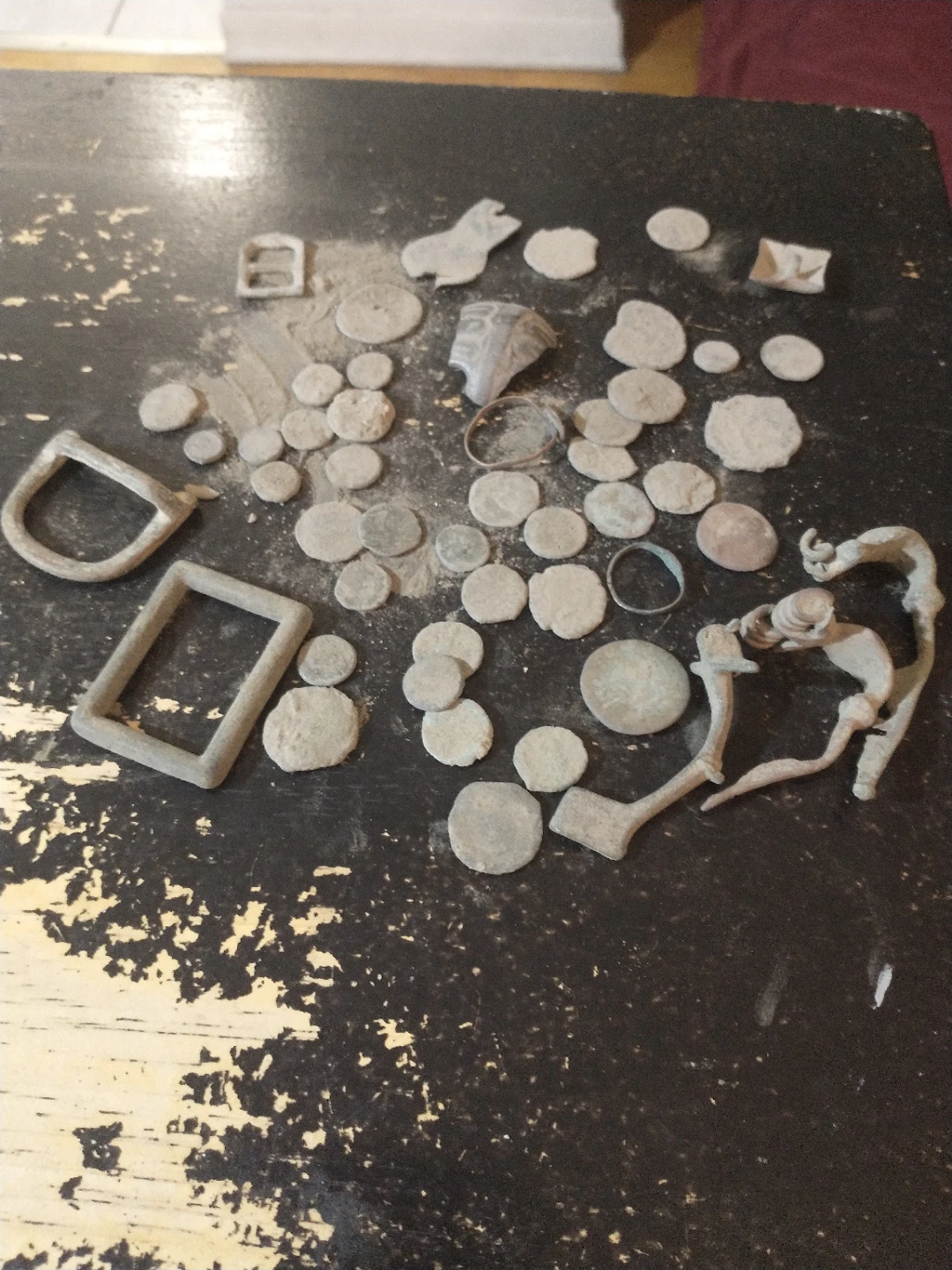 Uncleaned Ancient/Medieval Metal Detecting Finds Collection - photo 3