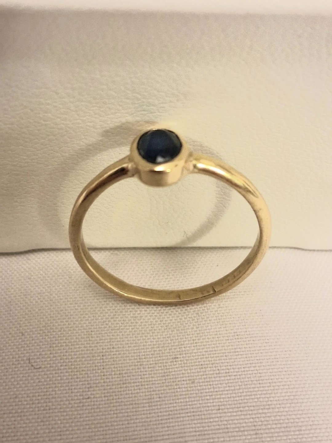 GOLD TONE RING WITH BLACK ONYX - photo 2