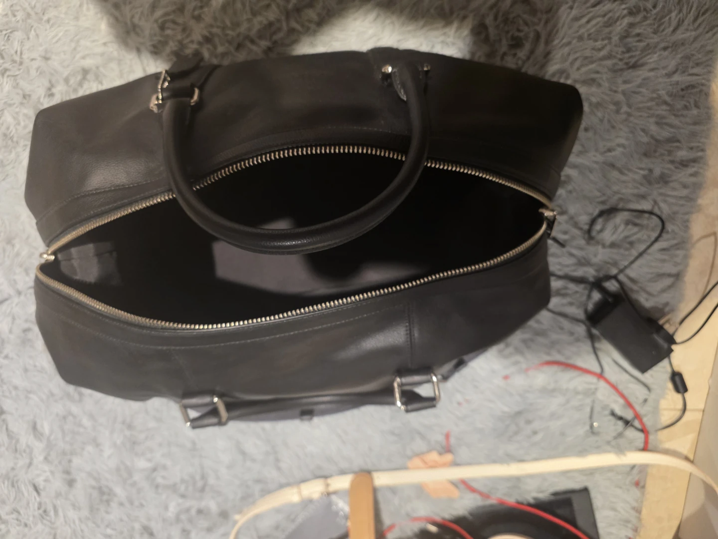 Coach Black Leather Duffle Bag - photo 2