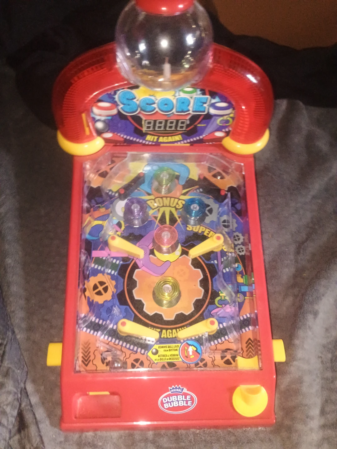Double Bubble Mini Pinball Machine
