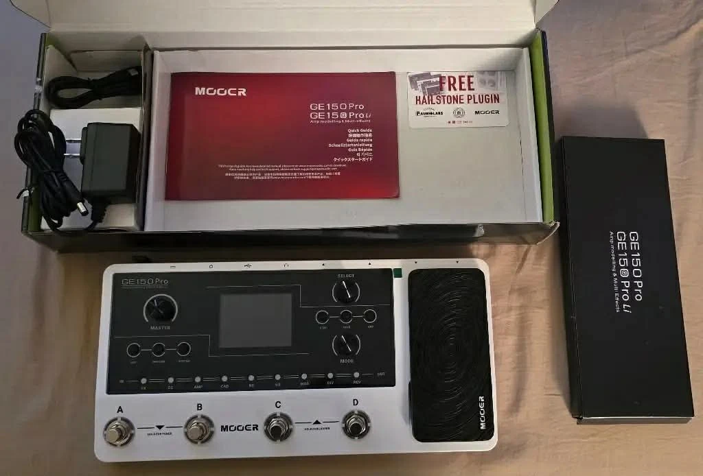 Mooer GE150 Pro Amp Modelling Guitar Multi-Effects Pedal