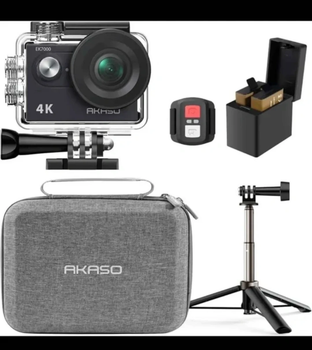 AKASO EK7000 4K Action Camera with Accessories
