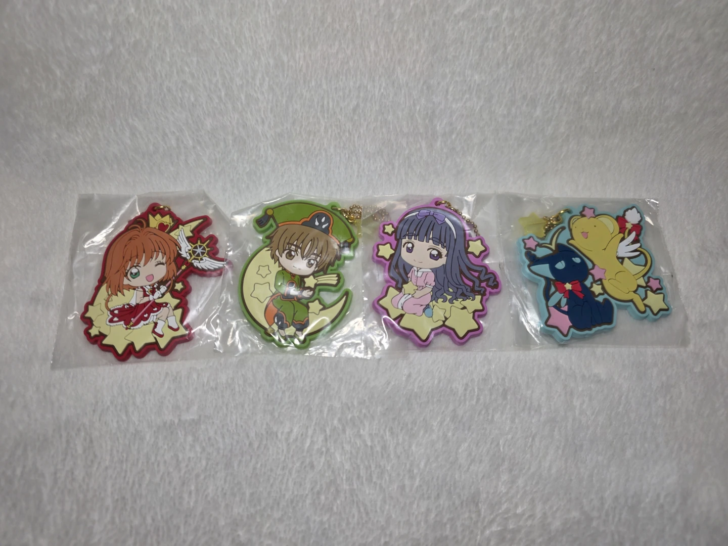 Cardcaptor Sakura Rubber Keychain Set