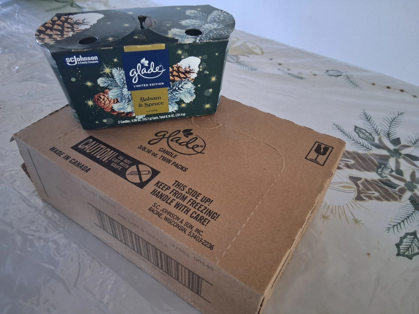 Glade Limited Edition Balsam & Spruce Candles (3-pack)