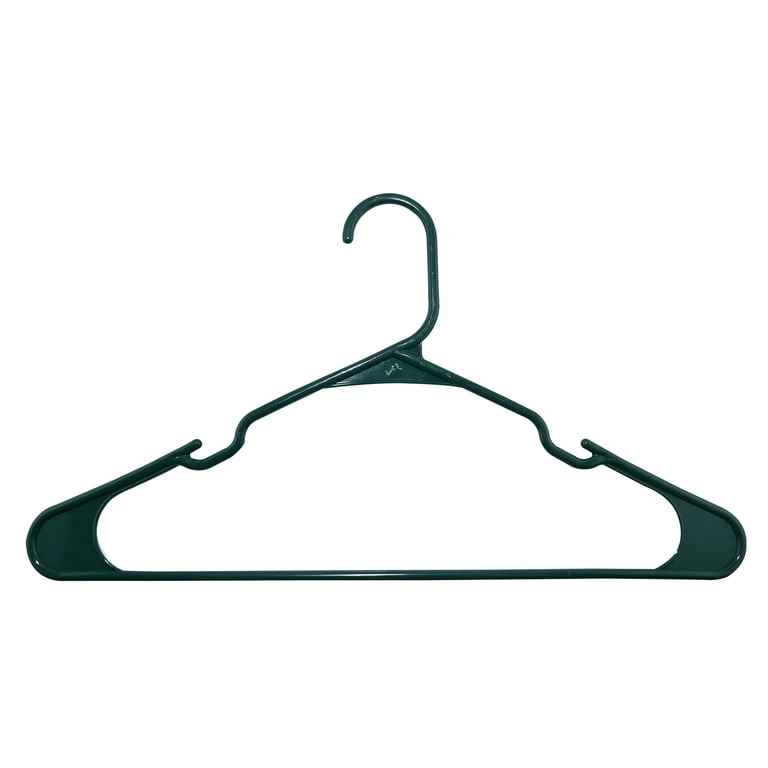 Set of 16 -- Black Plastic Hangers