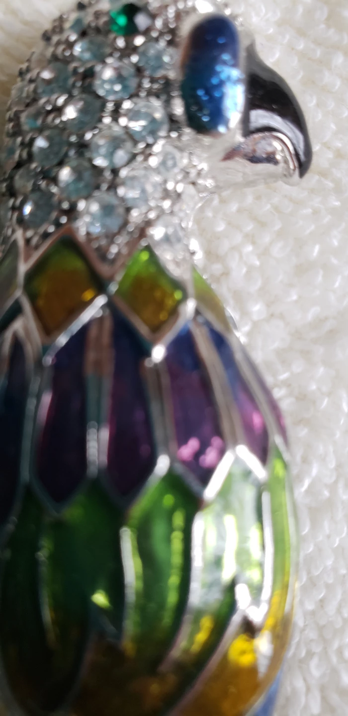 Vintage Sparkly Parrot Brooch - photo 4