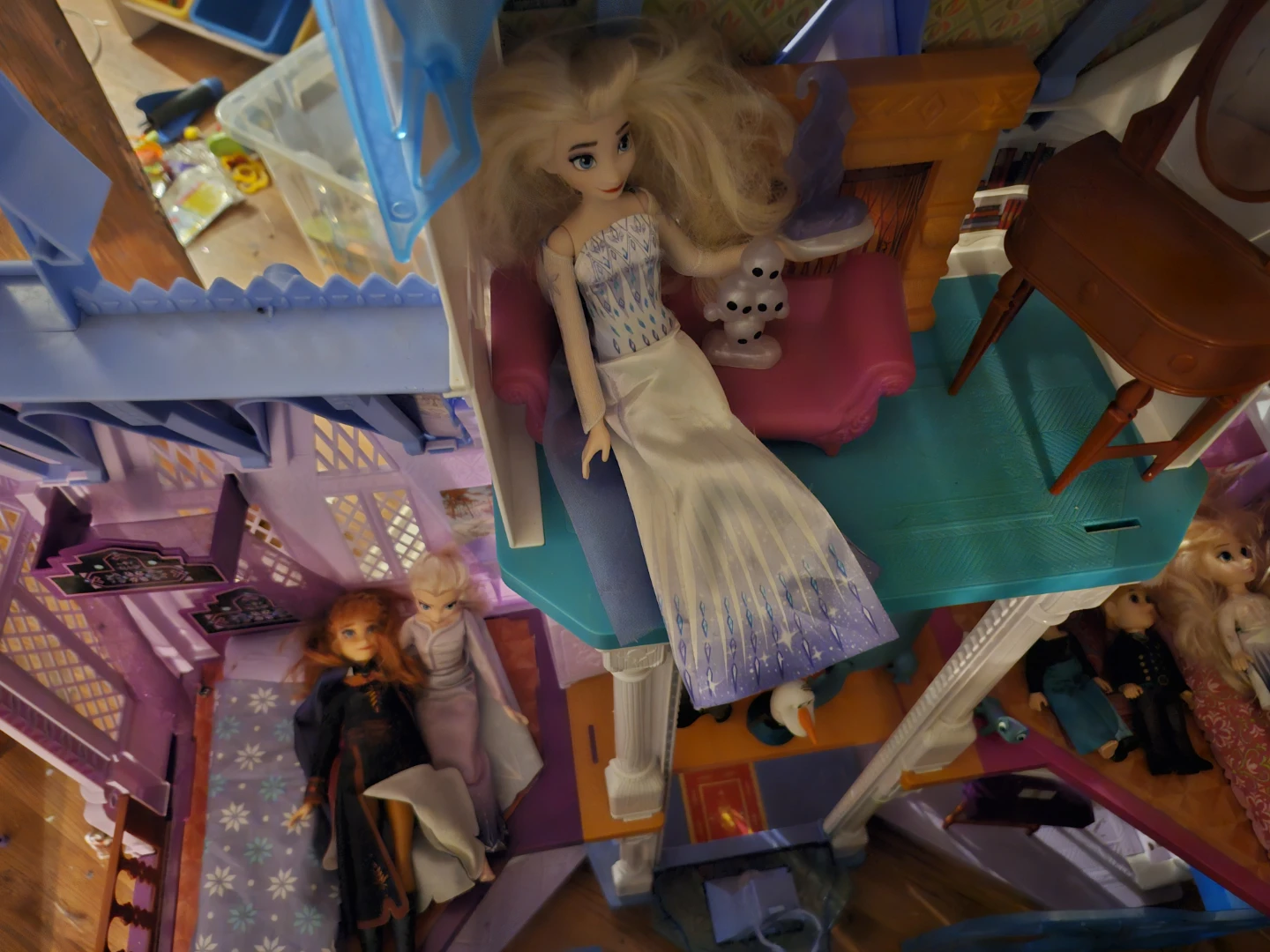 Disney Frozen Elsa's Ice Castle Playset with Dolls