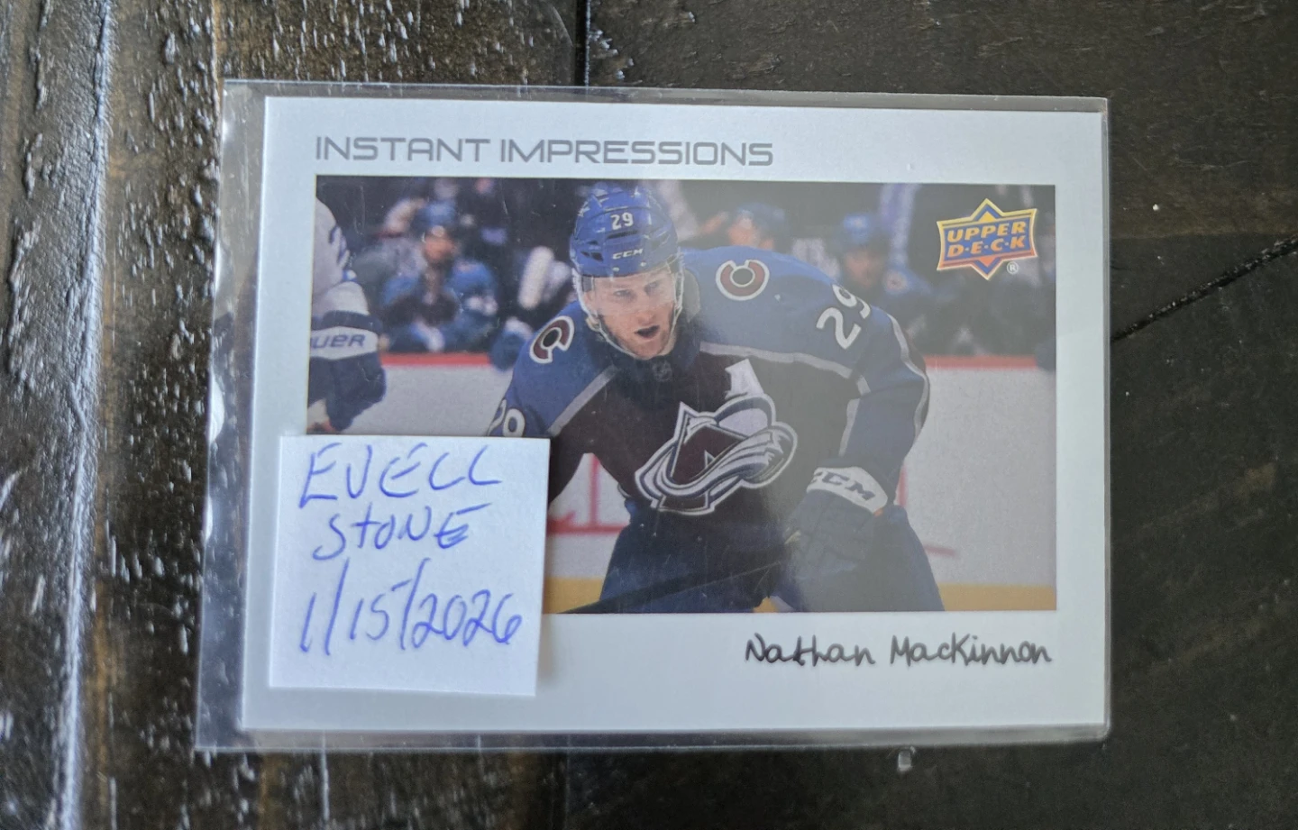 Upper Deck Instant Impressions Hockey Cards