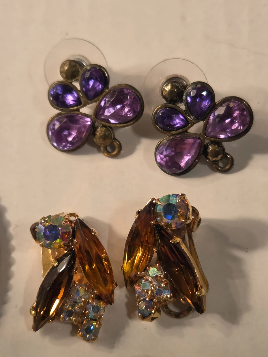 Assorted lot of statement earrings - photo 4