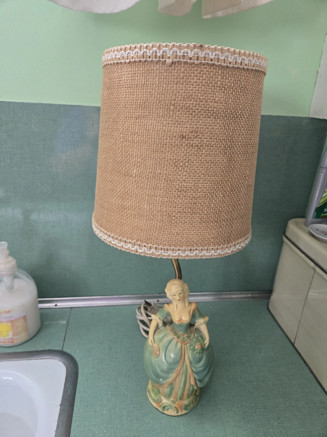 Vintage Victorian Lady Lamp