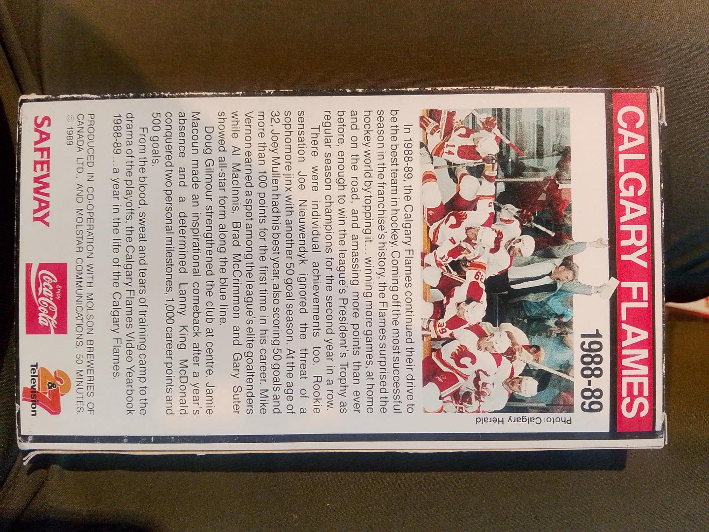 Calgary Flames Video Yearbook 1988-89 VHS - photo 2