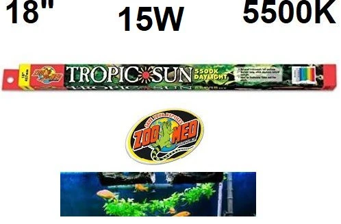 Zoo Med Tropic Sun 18" 15W 5500K Daylight Bulb
