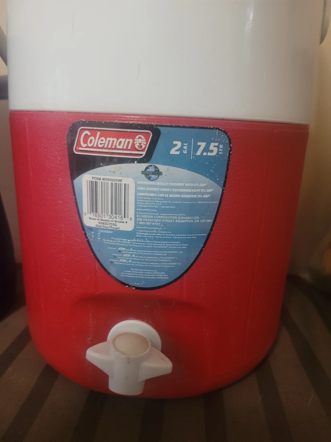 2 Cooler 1 Coleman 7.5L 1 Gallon Igloo Jug Thermos - photo 2