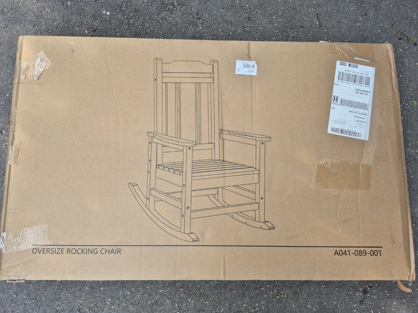 HDPE Rocking Chair - White new  in box