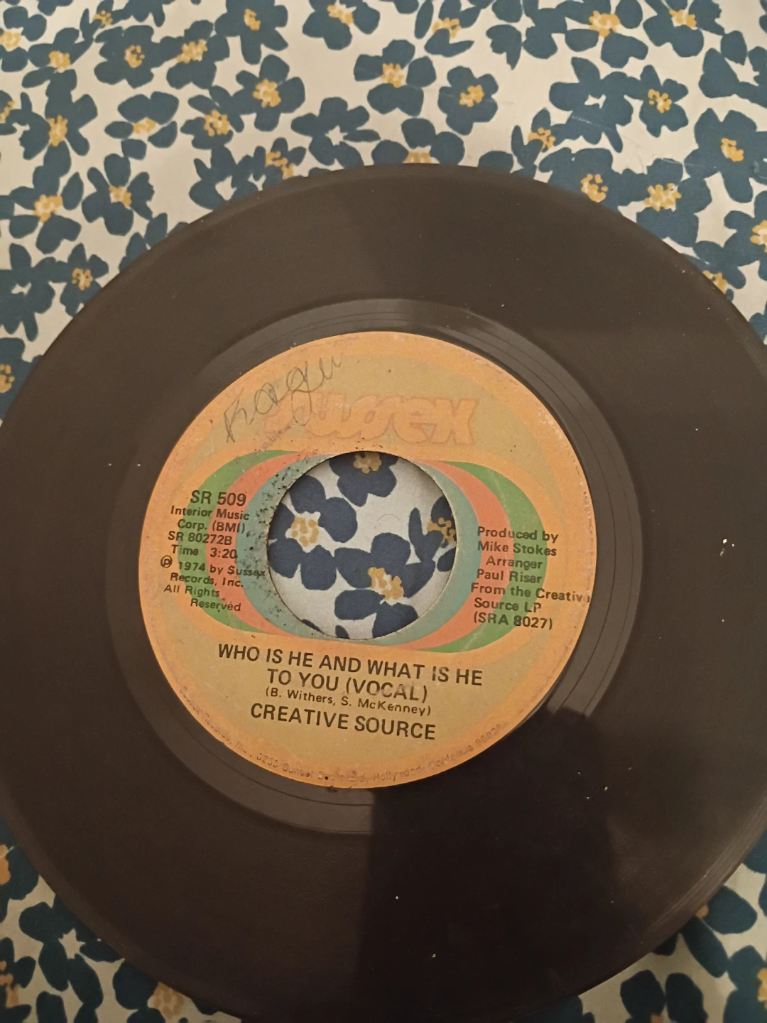 Creative Source - Who Is He and What Is He To You 7" Vinyl