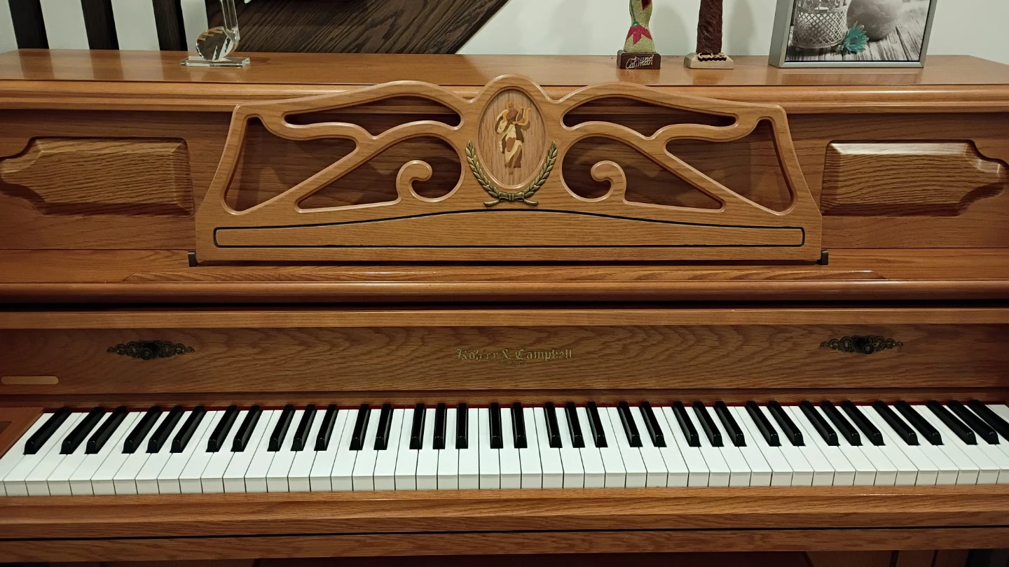 Robert & Campbell Upright Piano + Bench