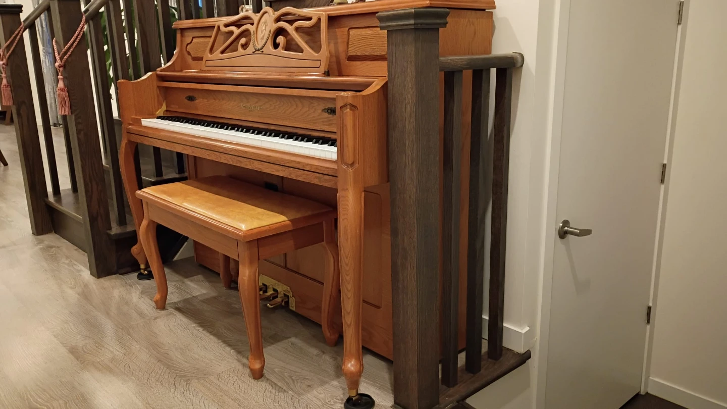 Robert & Campbell Upright Piano + Bench - photo 3