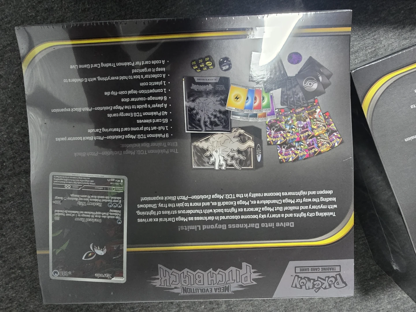Pokémon TCG Mega Evolution Pitch Black Elite Trainer Box - photo 3