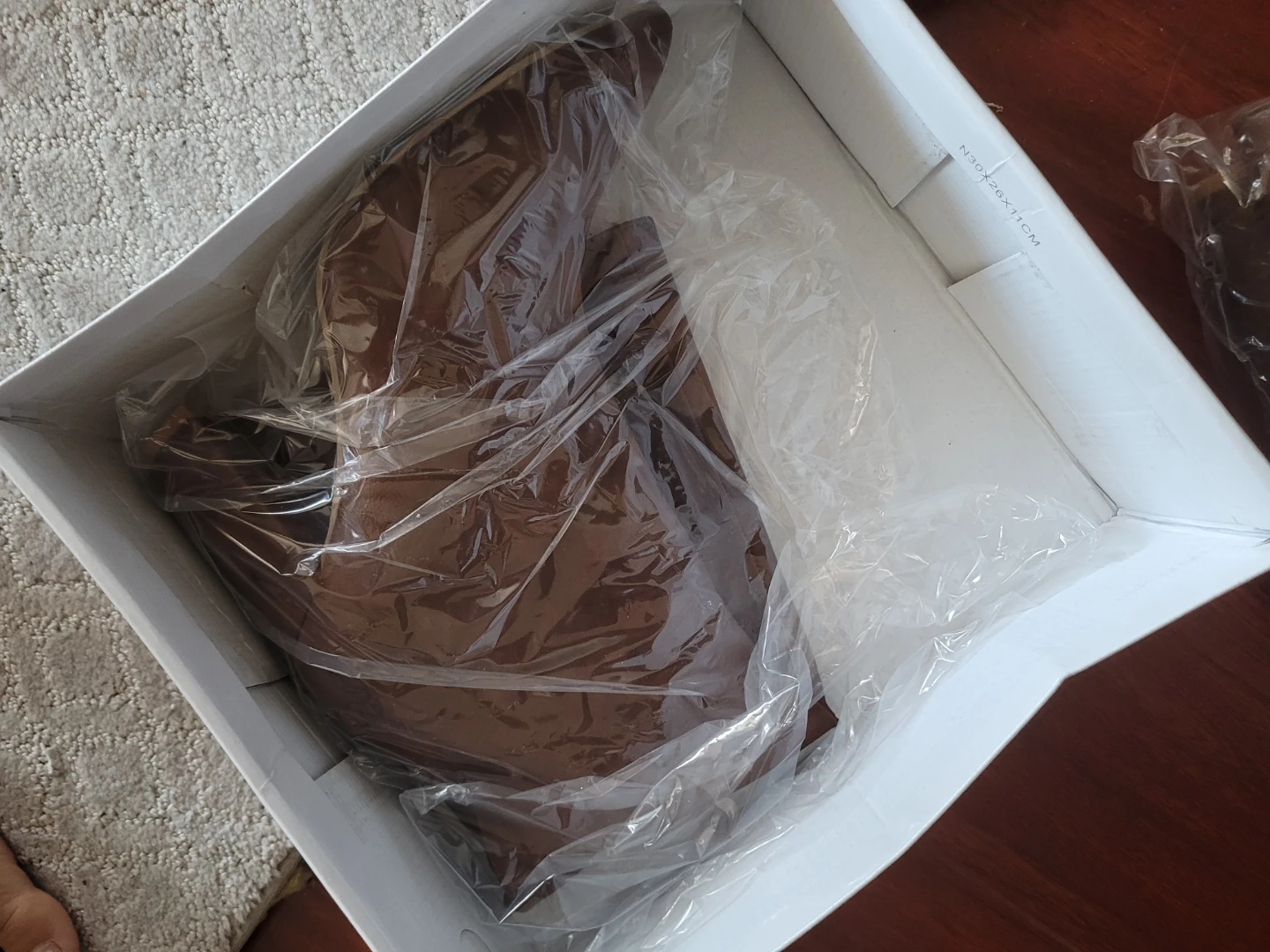 Brown Leather knee high boots - never worn