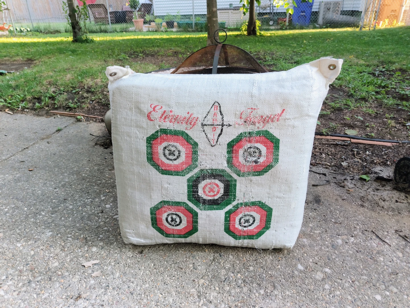 Archery Target bag used 27 x23 x 7